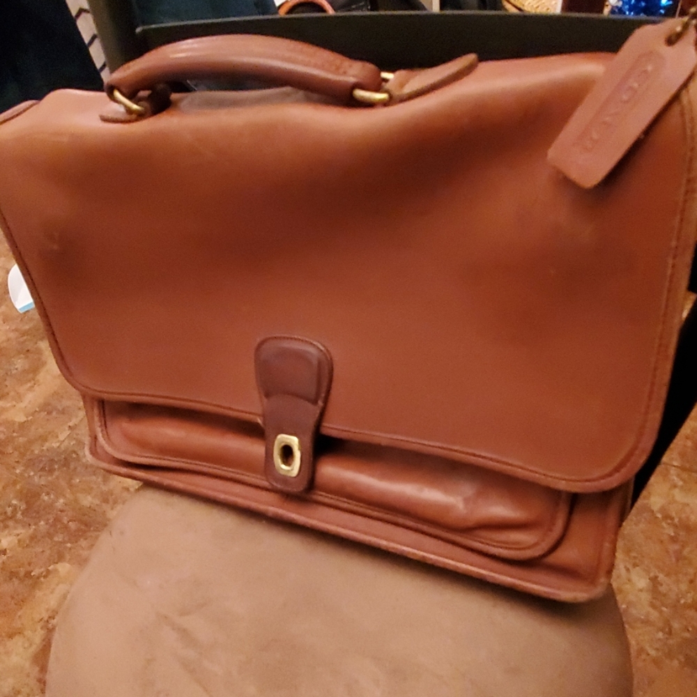 Vintage Coach Messenger/Laptop Bag